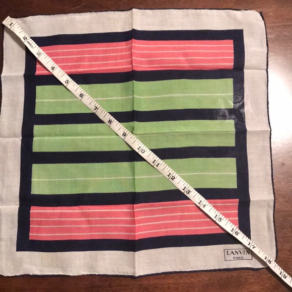 Vintage Lanvin Handkerchief - Picture 3 of 4